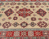 4x6 Beige Kuba Afghan Hand Knotted Wool Area Rug